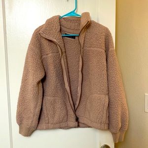 Pink Abercrombie Sherpa